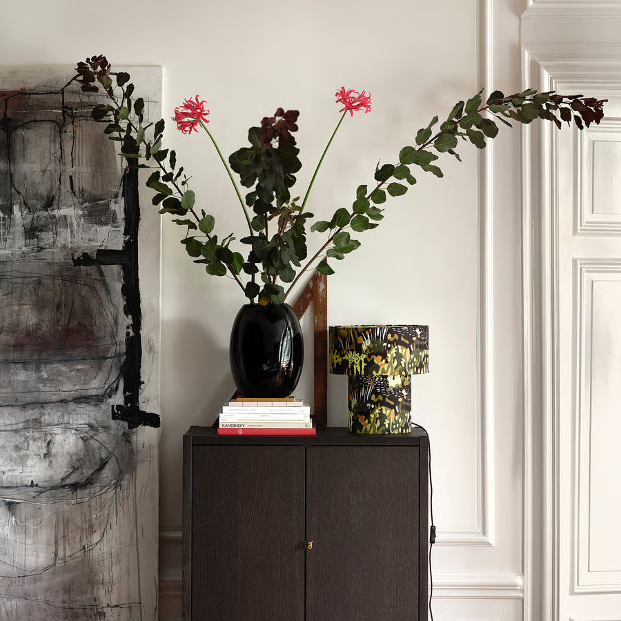 BEAM TRADING Vase, black, 32 cm (12 ½ ")