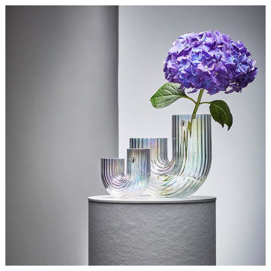 BEAM TRADING Vase, mother-of-pearl color, 12 cm (4 ¾ ")