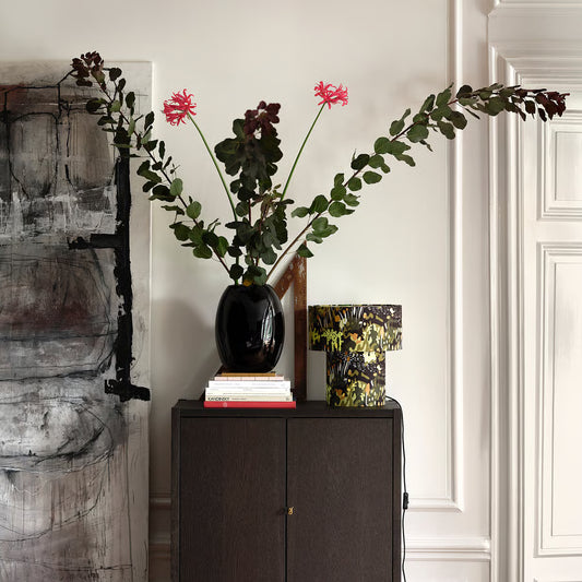 BEAM TRADING Vase, black, 32 cm (12 ½ ")