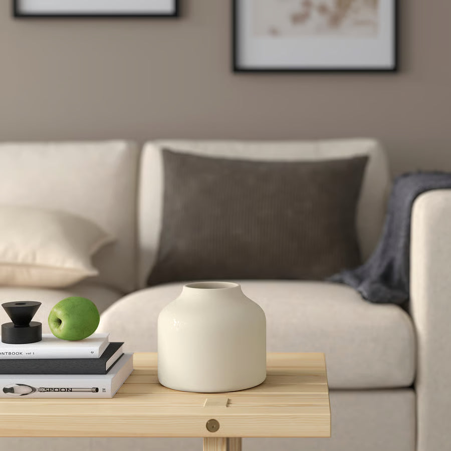 BEAM TRADING Vase, beige, 16 cm (6 ¼ ")